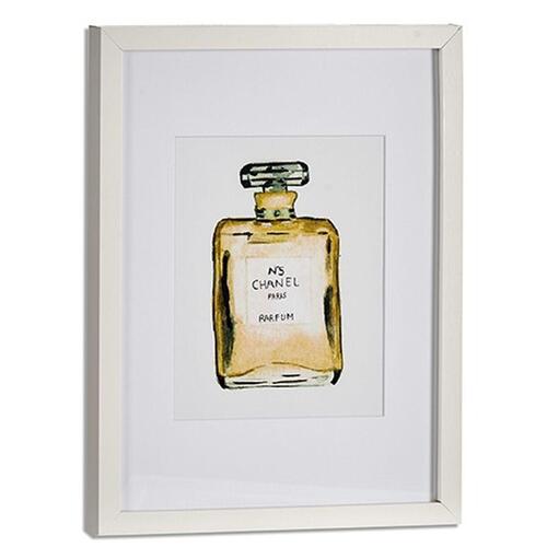 Maleri CH Nº5 Parfume Glas spånplade 33 x 3 x 43 cm (6 enheder)