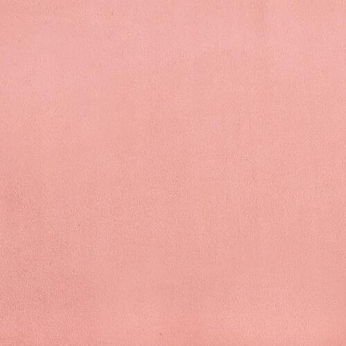 Kontinentalseng med madras 90x190 cm fløjl pink