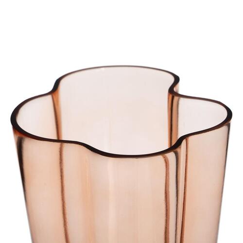 Vase Brun Krystal 15,5 x 15 x 30 cm