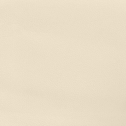 Springmadras med pocketfjedre 140x190x20 cm kunstlæder creme