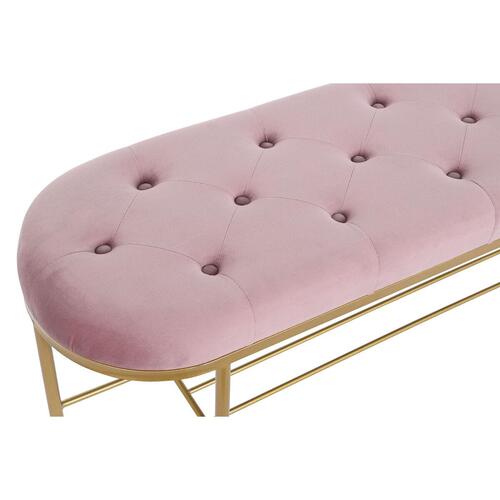 Stol 100 x 35 x 40 cm Pink Gylden Metal