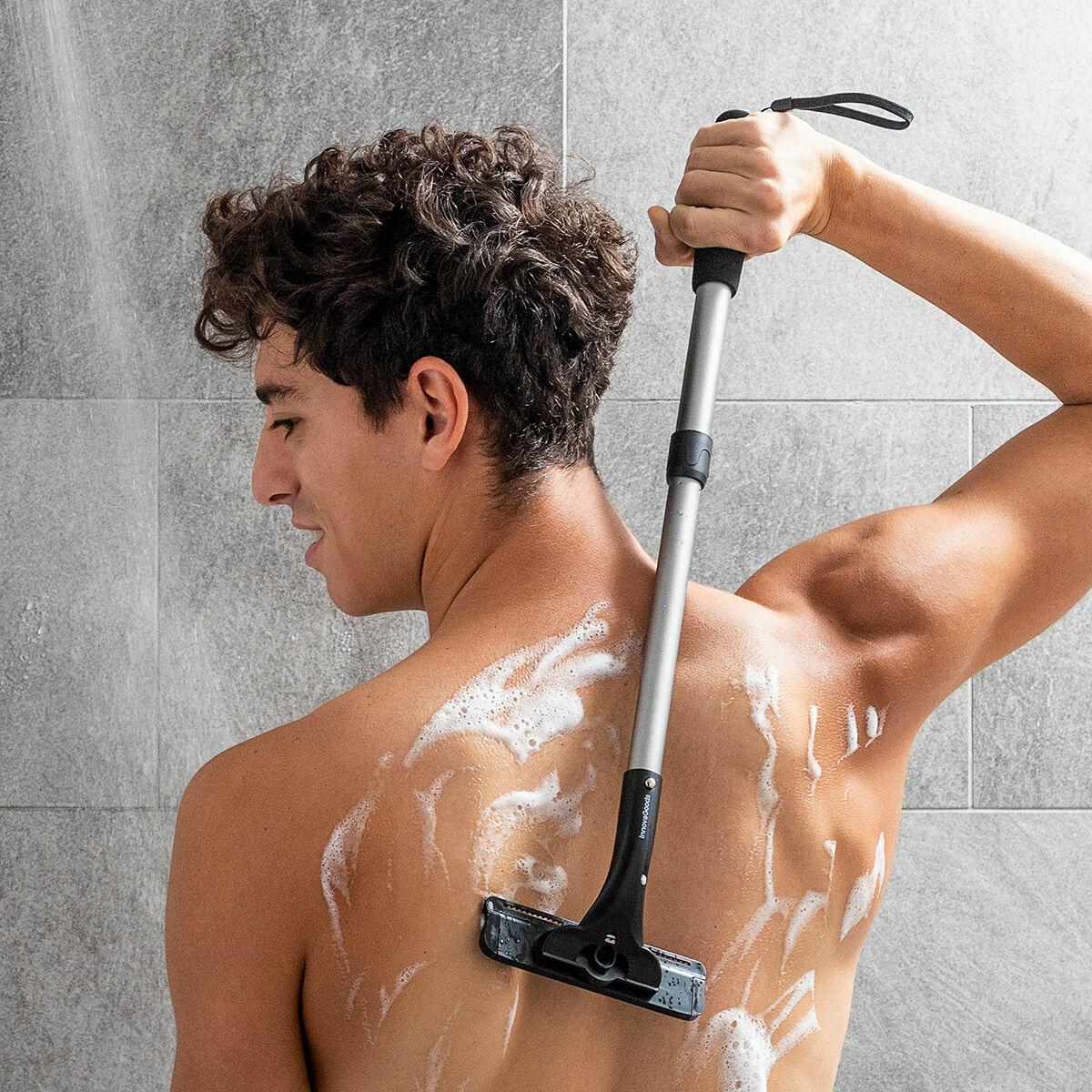 Extaver bodyshaver med aluminiumsteleskophåndtag billede