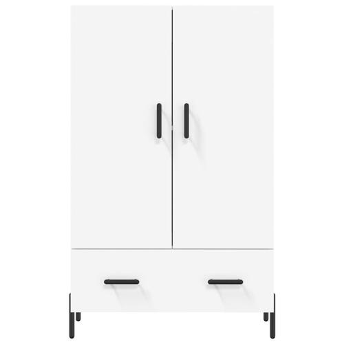 Skab 69,5x31x115 cm konstrueret træ hvid