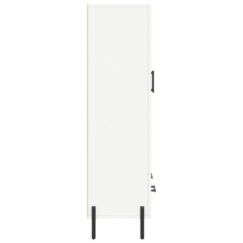 Skab 69,5x31x115 cm konstrueret træ hvid