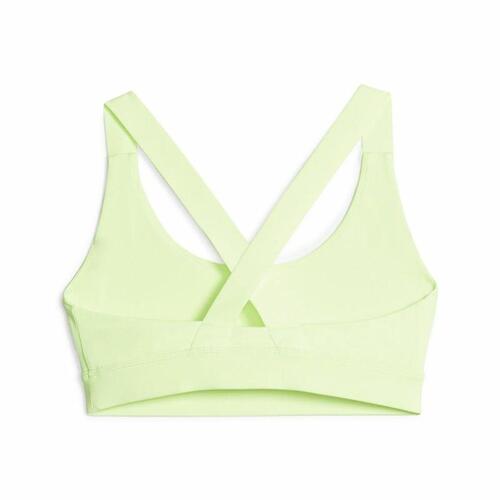 Sports-BH Puma Mid Impact fit Limegrøn Gul M