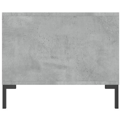 Sofabord 90x50x40 cm konstrueret træ betongrå