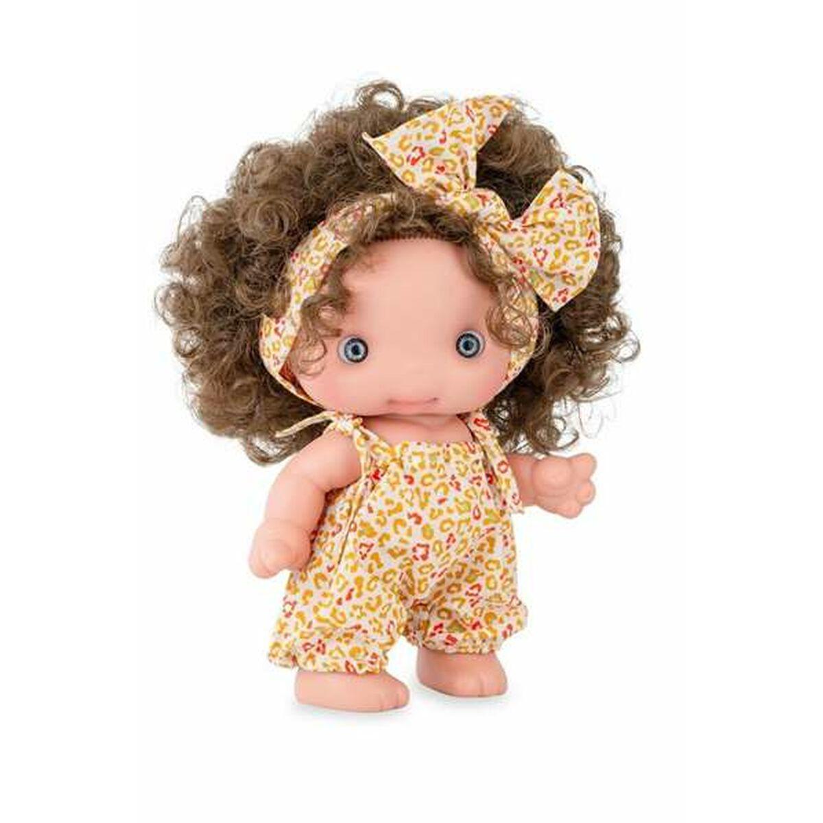 Marina & Pau babydukke - Piu 25 cm, trykt outfit