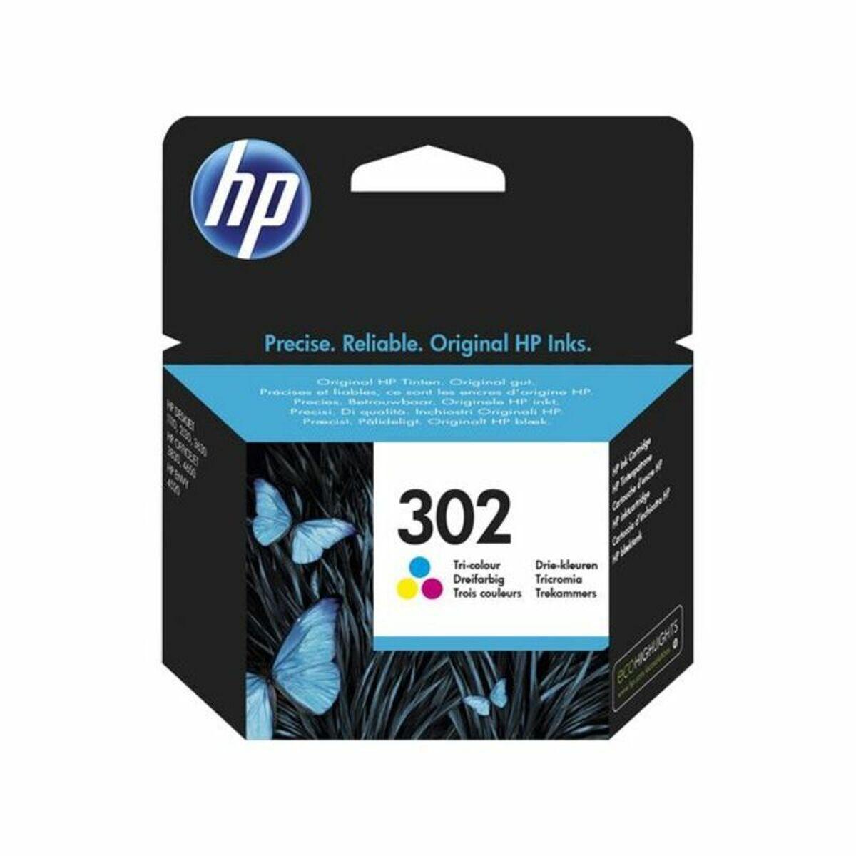 Original blækpatron HP F6U65AE#UUS Sort Tricolour Cyan/Magenta/Yellow