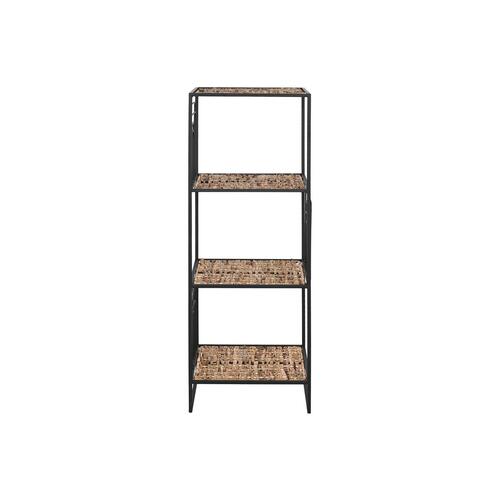 Hylder Home ESPRIT Sort Metal Fiber 35 x 35 x 98 cm