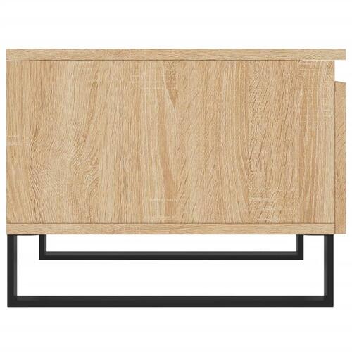 Sofaborde 2 stk. 50x46x35 cm konstrueret træ sonoma-eg
