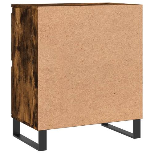 Skænk 60x35x70 cm konstrueret træ røget egetræsfarve