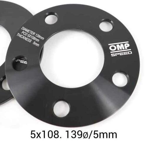 Sæt med faneblade OMP 5x108 67,1 M14 x 1,50 5 mm