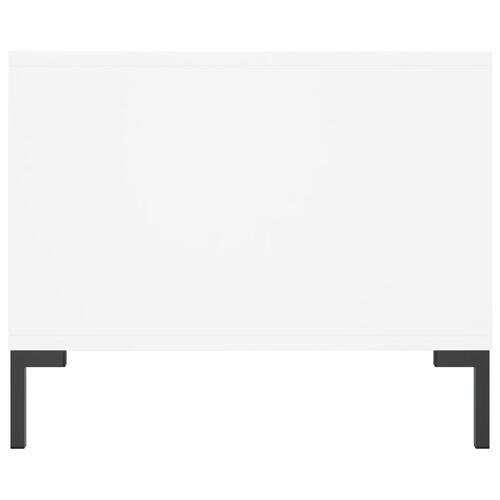 Sofabord 90x50x40 cm konstrueret træ hvid