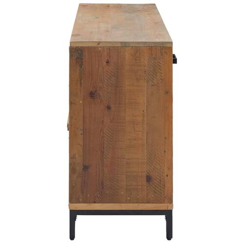 Skænk 110x35x70 cm massivt fyrretræ brun