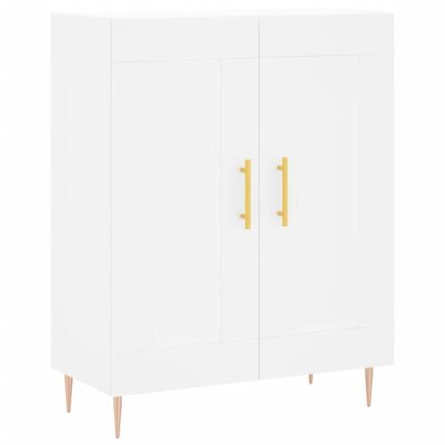 Skænk 69,5x34x90 cm konstrueret træ hvid