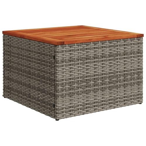 Sofasæt til haven 4 dele med hynder polyrattan grå