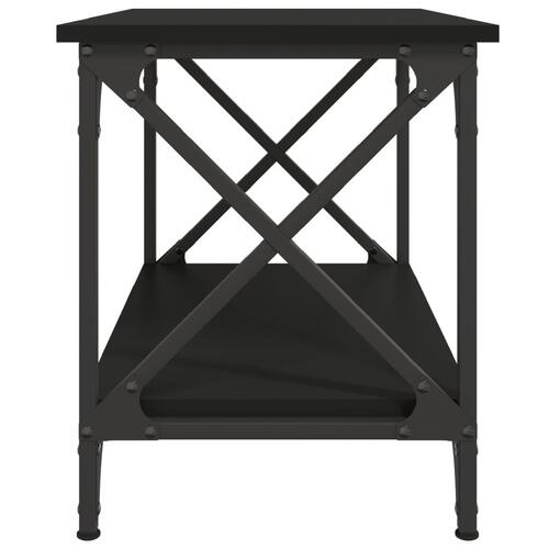 Sidebord 55x38x45 cm konstrueret træ sort