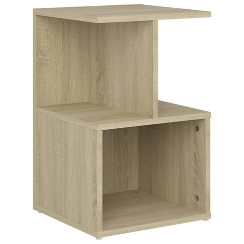 Sengeskab 35x35x55 cm spånplade sonoma-eg