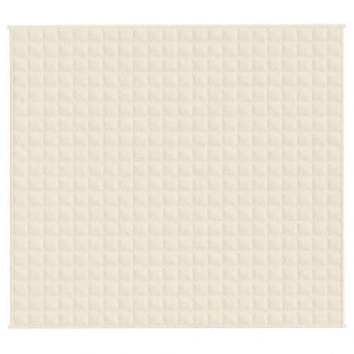 Tyngdetæppe 200 × 225 cm - 9 kg, lys creme