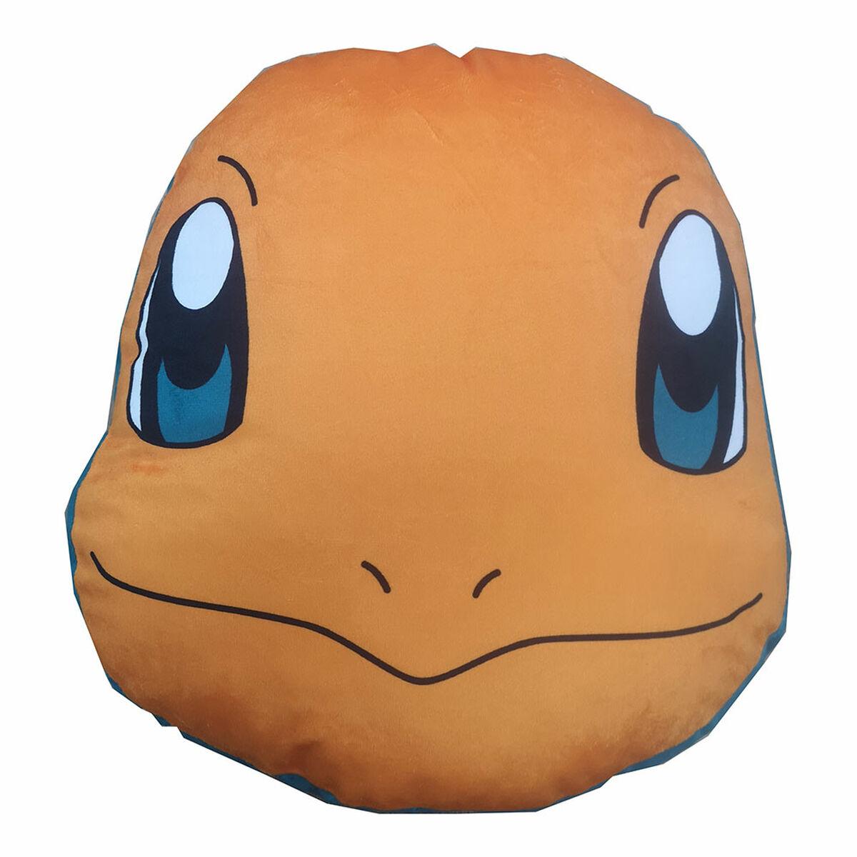 Pokémon pyntepude - 3D Charmander, 40 x 40 cm, orange