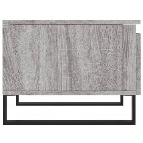 Sofaborde 2 stk. 50x46x35 cm konstrueret træ grå sonoma-eg