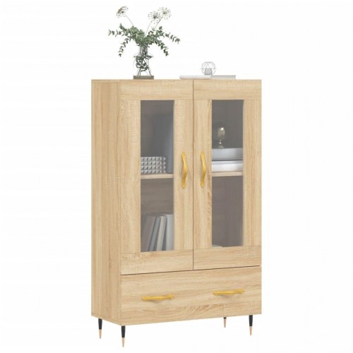 Skab 69,5x31x115 cm konstrueret træ sonoma-eg