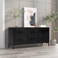Opbevaringsbænk 110x30x45 cm massivt fyrretræ sort