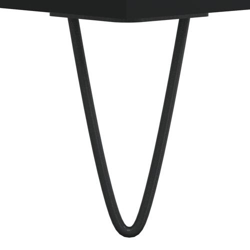 Skænk 60x35x70 cm konstrueret træ sort