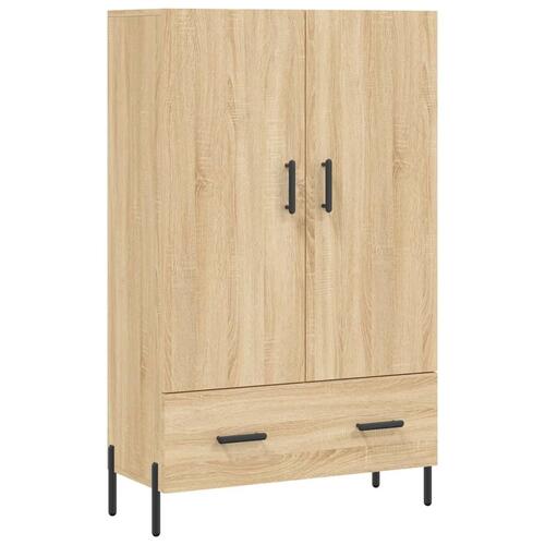 Skab 69,5x31x115 cm konstrueret træ sonoma-eg