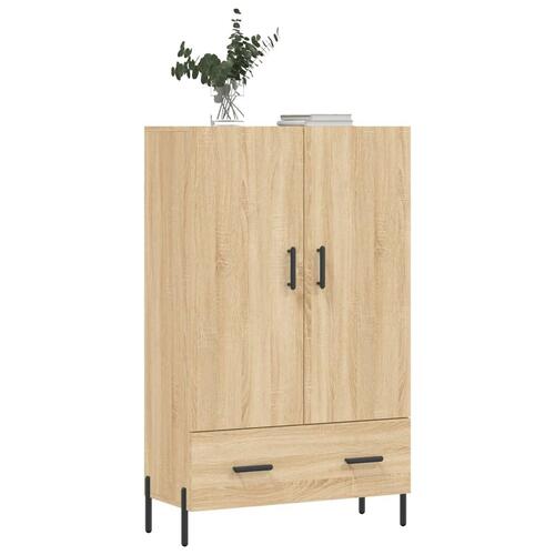 Skab 69,5x31x115 cm konstrueret træ sonoma-eg