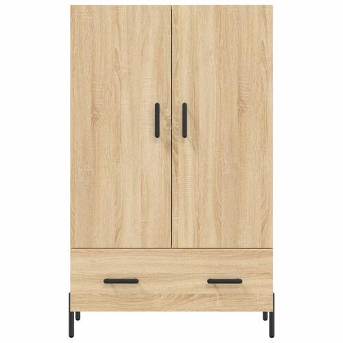 Skab 69,5x31x115 cm konstrueret træ sonoma-eg