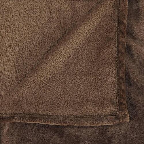 Tæppe 150x200 cm polyester chokoladebrun