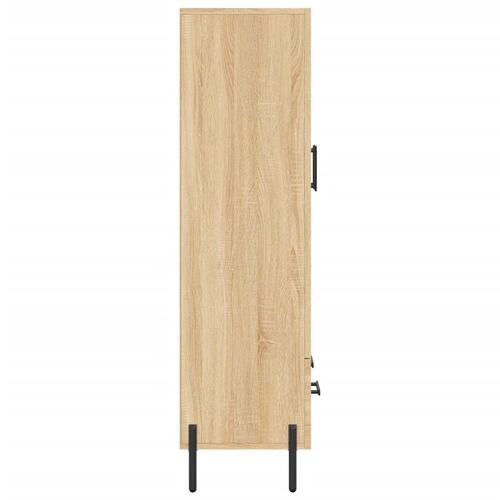 Skab 69,5x31x115 cm konstrueret træ sonoma-eg