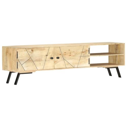 Tv-bord 140x30x40 cm massivt mangotræ