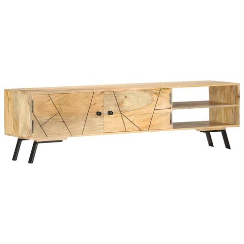 Tv-bord 140x30x40 cm massivt mangotræ