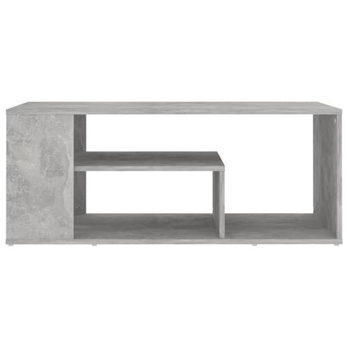 Sofabord 100x50x40 cm konstrueret træ betongrå