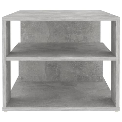 Sofabord 100x50x40 cm konstrueret træ betongrå