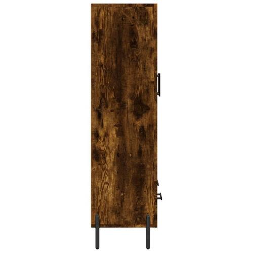 Skab 69,5x31x115 cm konstrueret træ røget sonoma-eg