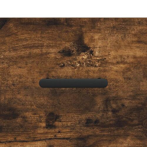 Skab 69,5x31x115 cm konstrueret træ røget sonoma-eg
