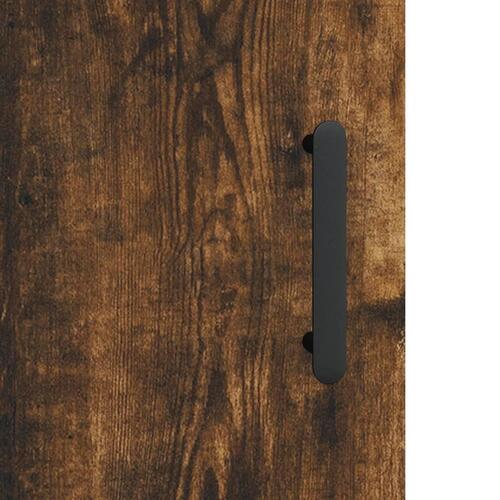 Skab 69,5x31x115 cm konstrueret træ røget sonoma-eg