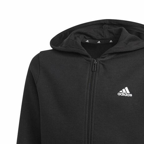 Sportsjakke til børn Adidas Essentials Sort 5-6 år