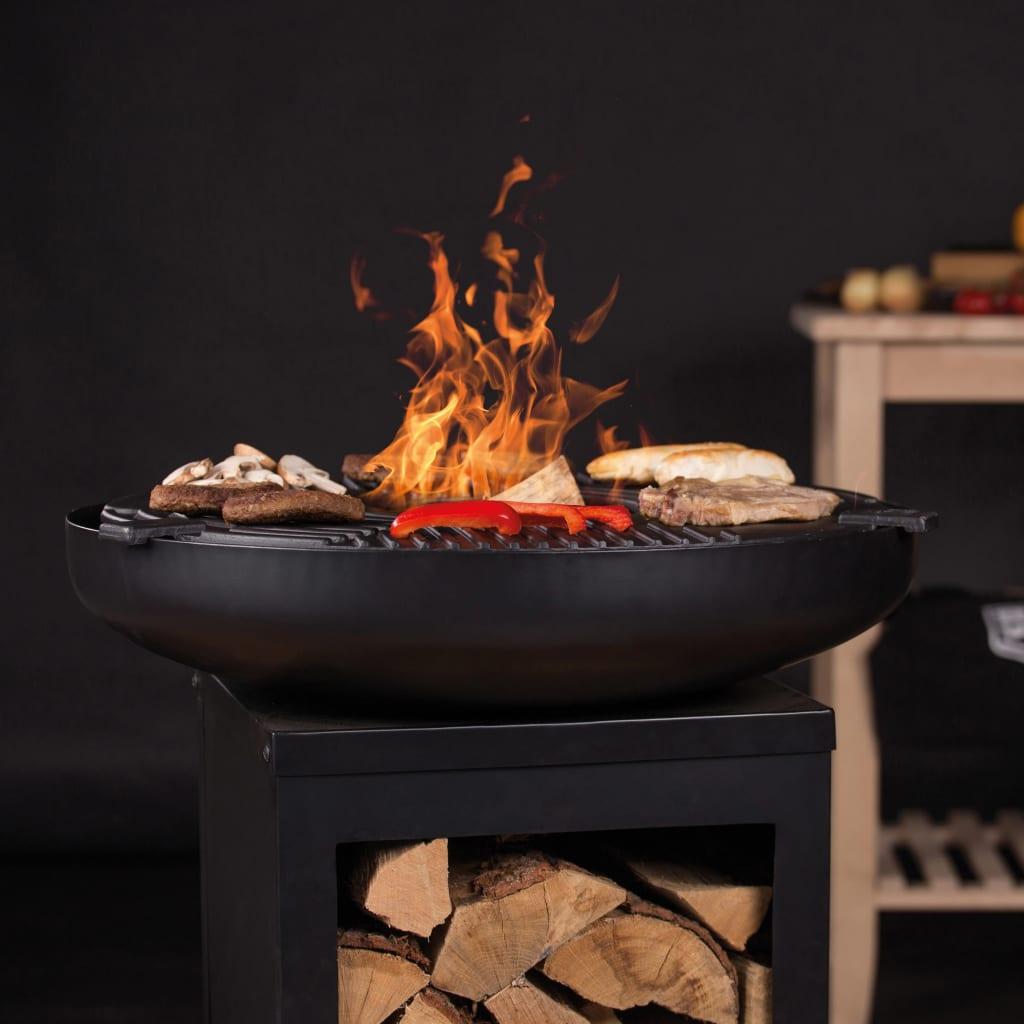 udendørs plancha-grillplade Matanzas stål mat sort