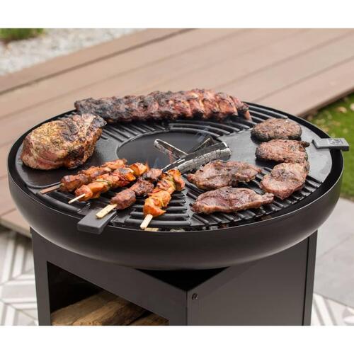 RedFire udendørs plancha-grillplade Matanzas stål mat sort