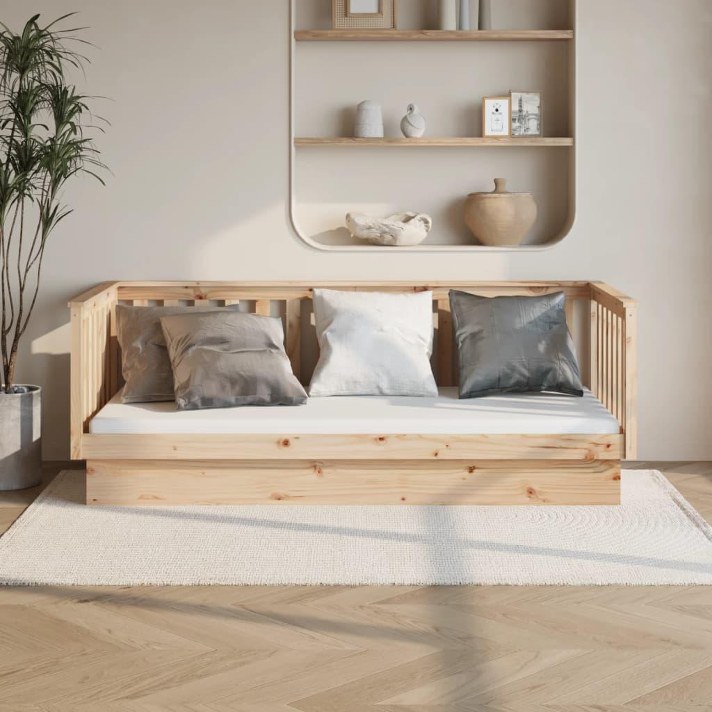 Daybed 80x200 cm massivt fyrretræ