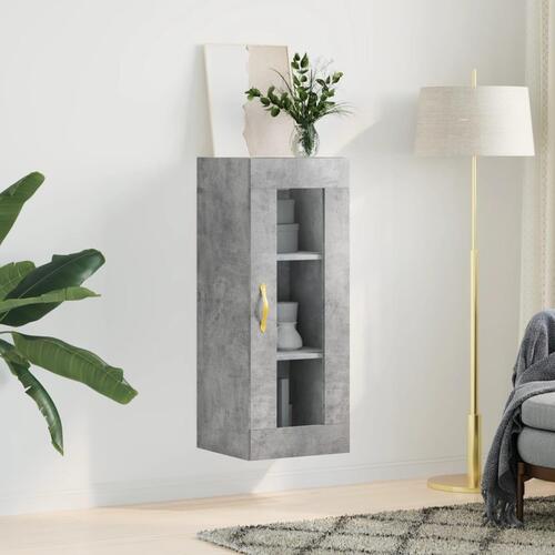 Vægskab 34,5x34x90 cm betongrå