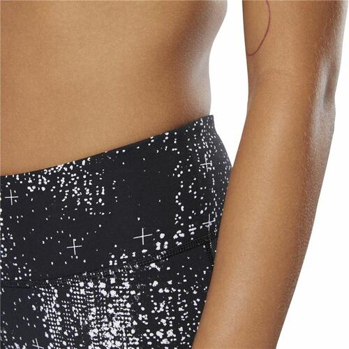 Sport leggings til kvinder Reebok Lux 3/4 Sort XS