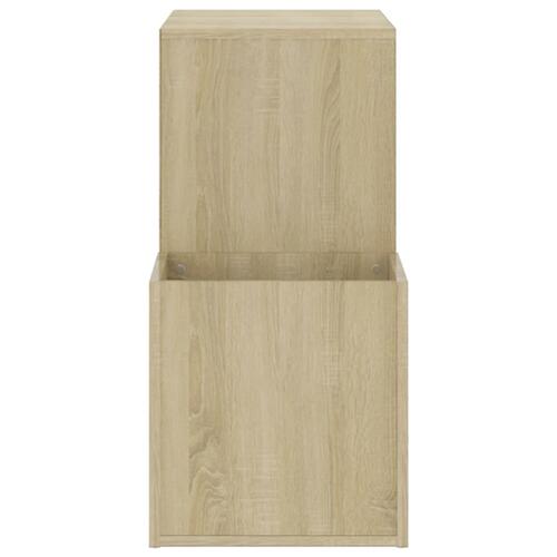 Skoskab 105x35,5x70 cm konstrueret træ sonoma-eg