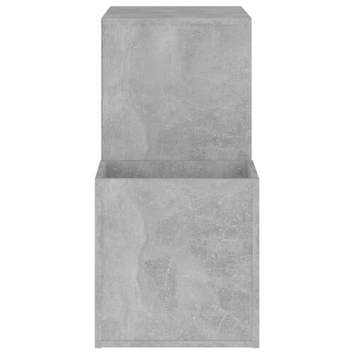 Skoskab 105x35,5x70 cm konstrueret træ betongrå