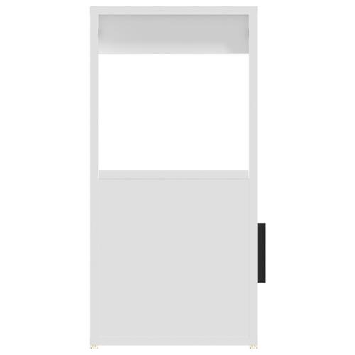 Skænk 80x30x60 cm konstrueret træ hvid