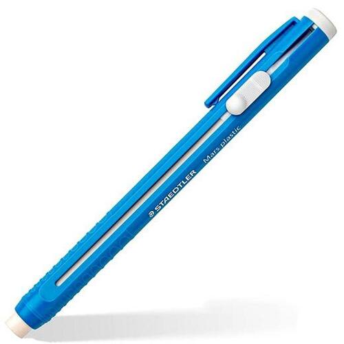 Staedtler Mars Plastic gummiholder - blå, 10 stk.
